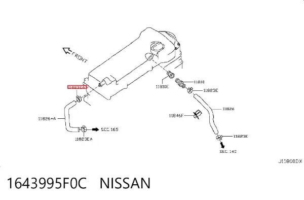  1643995F0C Nissan/Infiniti
