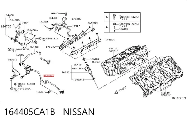  164405CA1B Nissan/Infiniti