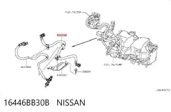  16446BB30B Nissan/Infiniti
