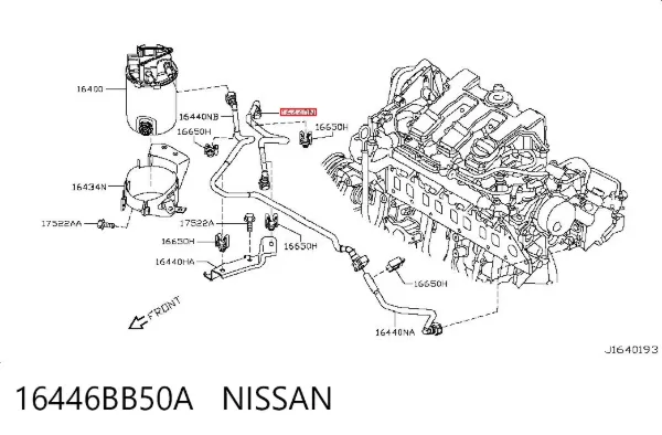  16446BB50A Nissan/Infiniti