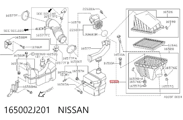  165002J201 Nissan/Infiniti