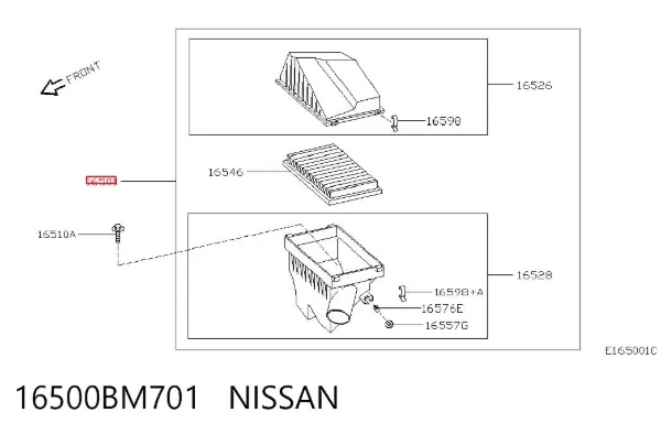  16500BM701 Nissan/Infiniti