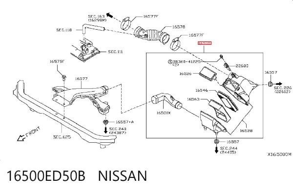  16500ED50B Nissan/Infiniti