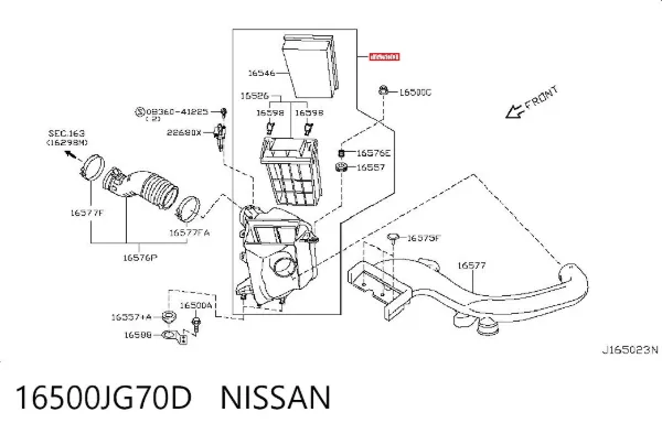  16500JG70D Nissan/Infiniti