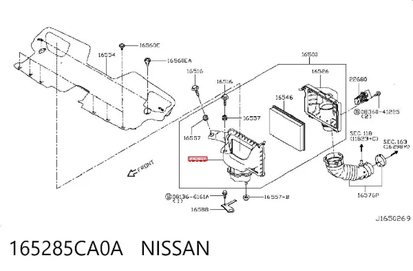  165285CA0A Nissan/Infiniti