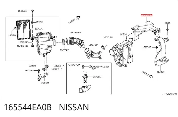  165544EA0B Nissan/Infiniti