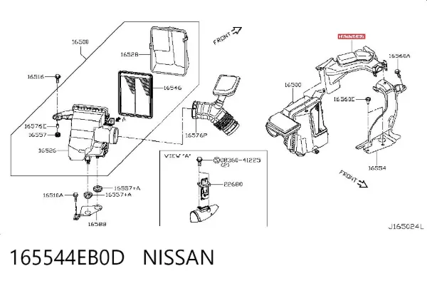  165544EB0D Nissan/Infiniti