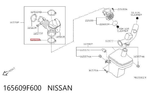  165609F600 Nissan/Infiniti