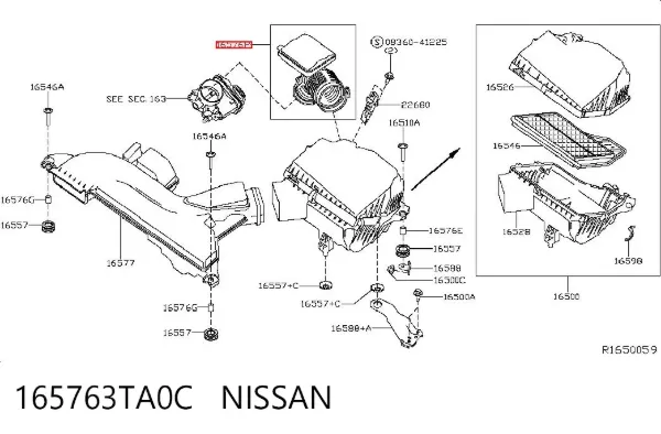  165763TA0C Nissan/Infiniti