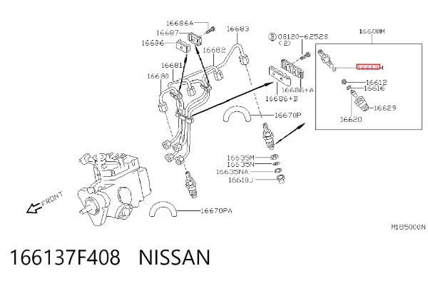  166137F408 Nissan/Infiniti