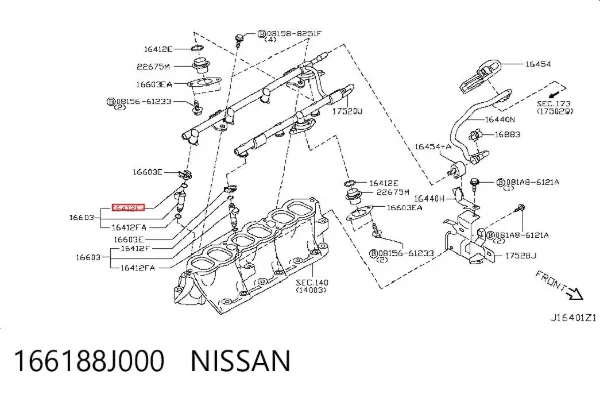 Кольцо форсунки 04897125AA Fiat/Alfa/Lancia