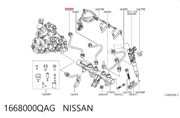  1668000QAG Nissan/Infiniti