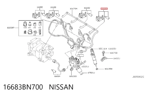  16683BN700 Nissan/Infiniti