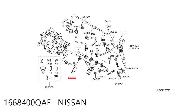 1668400QAF Nissan/Infiniti