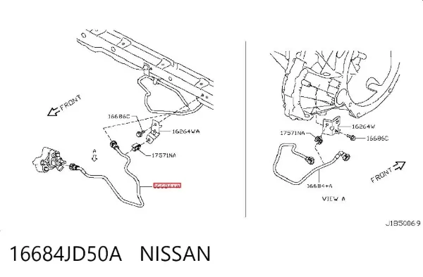  16684JD50A Nissan/Infiniti
