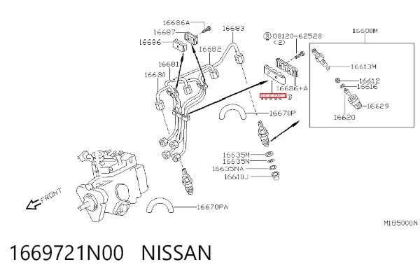  1669721N00 Nissan/Infiniti