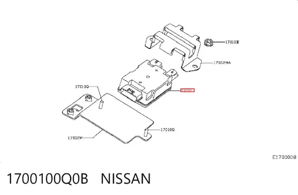  1700100Q0B Nissan/Infiniti