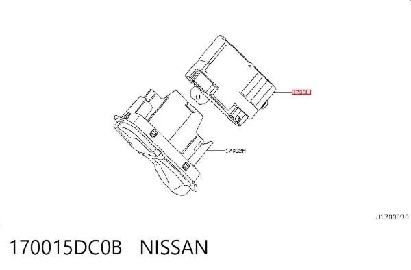Модуль управления топливного насоса 170015DC0B Nissan/Infiniti
