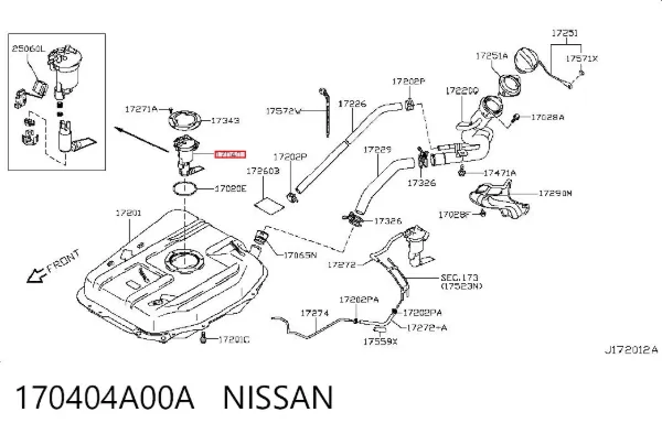  170404A00A Nissan/Infiniti