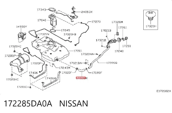  172285DA0A Nissan/Infiniti