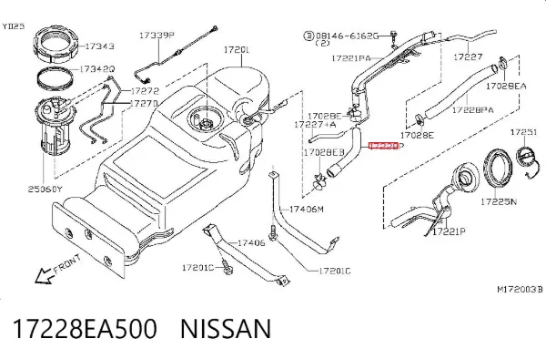  17228EA500 Nissan/Infiniti