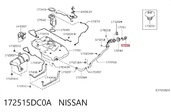  172515DC0A Nissan/Infiniti