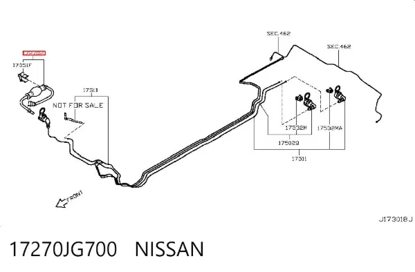  17270JG700 Nissan/Infiniti