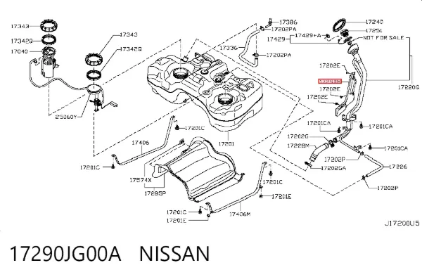  17290JG00A Nissan/Infiniti