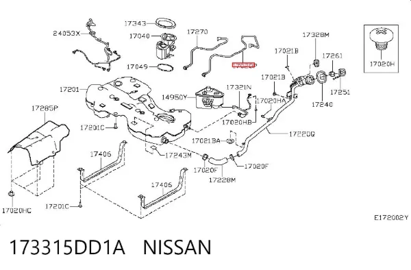  173315DD1A Nissan/Infiniti