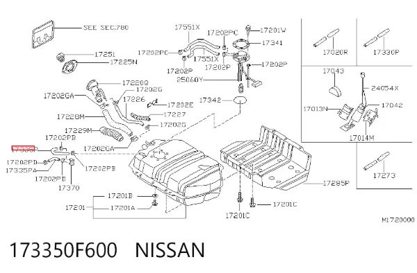  173350F600 Nissan/Infiniti