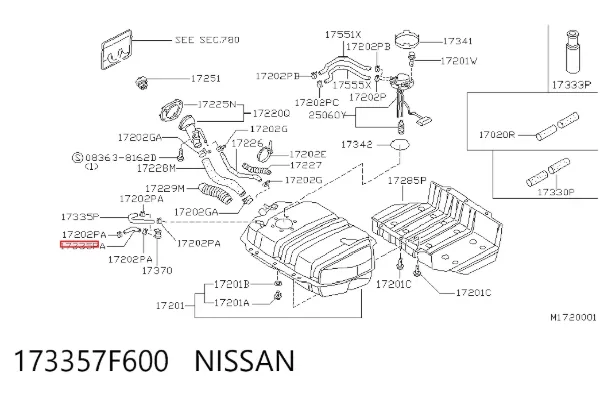  173357F600 Nissan/Infiniti