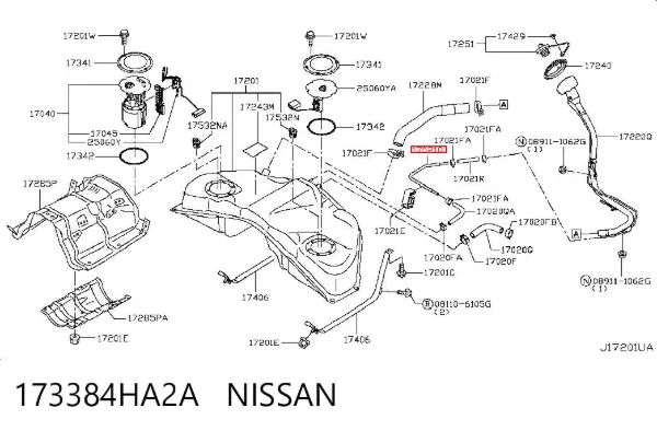  173384HA2A Nissan/Infiniti