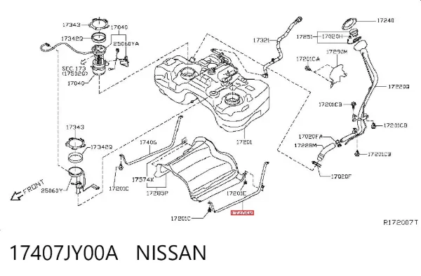  17407JY00A Nissan/Infiniti