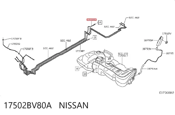  17502BV80A Nissan/Infiniti