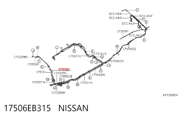  17506EB315 Nissan/Infiniti