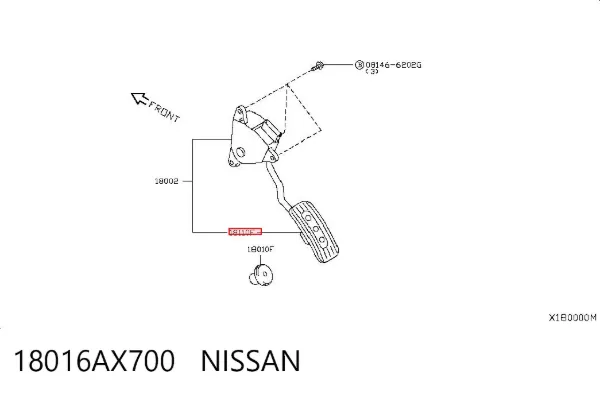  18016AX700 Nissan/Infiniti