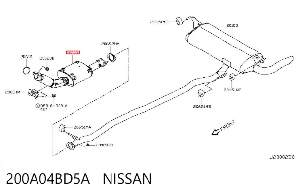  200A04BD5A Nissan/Infiniti