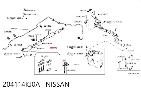  204114KJ0A Nissan/Infiniti