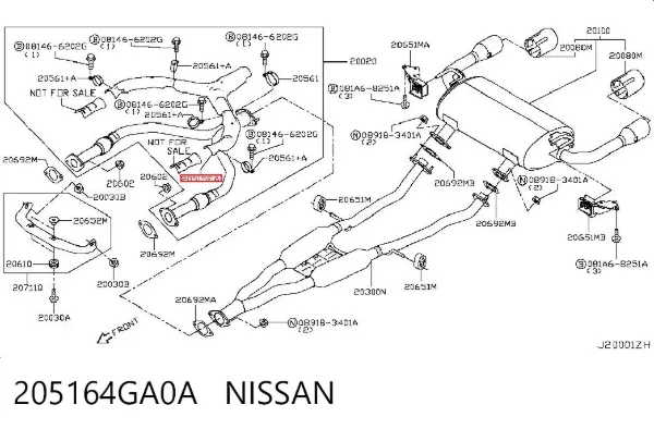  205164GA0A Nissan/Infiniti