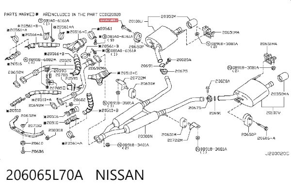  206065L70A Nissan/Infiniti