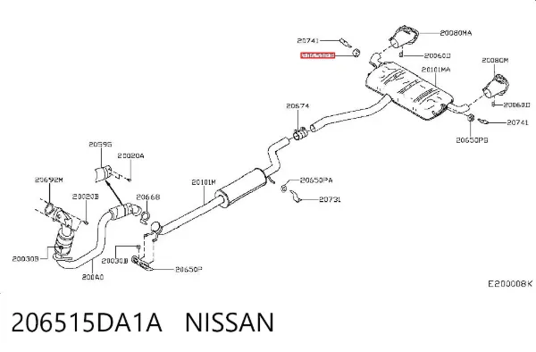  206515DA1A Nissan/Infiniti