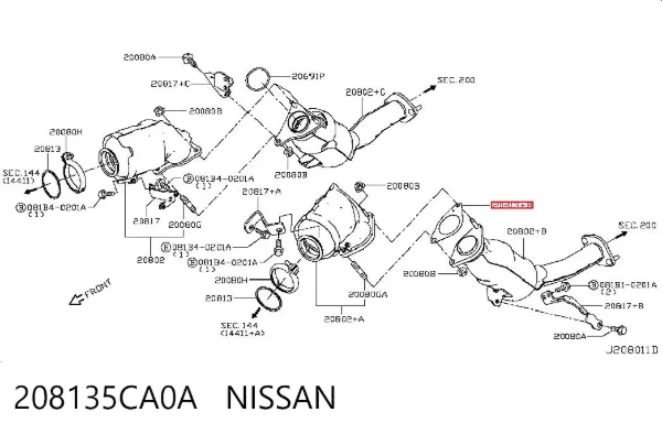  208135CA0A Nissan/Infiniti