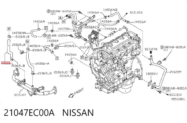  21047EC00A Nissan/Infiniti