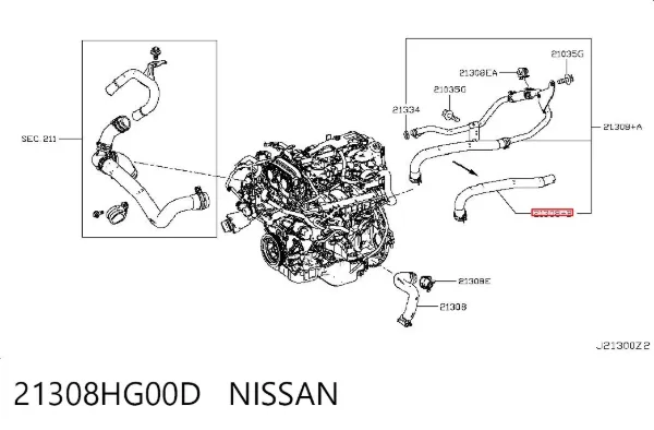  21308HG00D Nissan/Infiniti