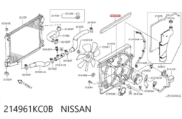  214961KC0B Nissan/Infiniti
