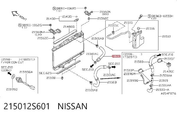  215012S601 Nissan/Infiniti