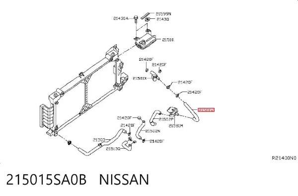  215015SA0B Nissan/Infiniti