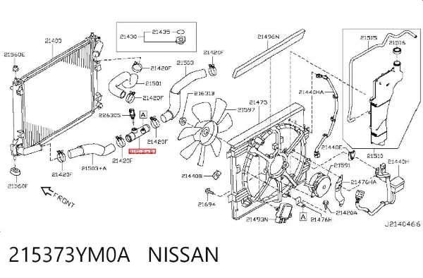  215373YM0A Nissan/Infiniti