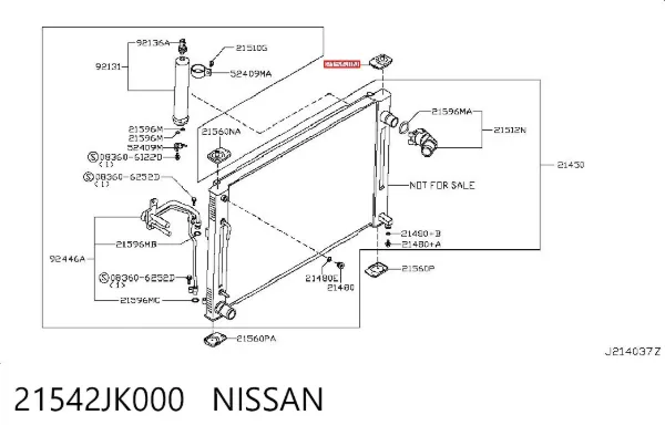  21542JK000 Nissan/Infiniti