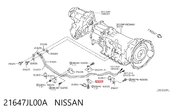  21647JL00A Nissan/Infiniti